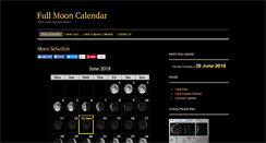 Desktop Screenshot of fullmooncalendar.net